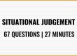 ukcat situational judgement 67 questions and 27 minutes